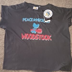 Woodstock Peace And Music Halter Top XS Tour T-shirt